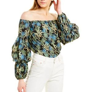 Petersyn + Revolve Lily Parad Off Shoulder Leaf Top